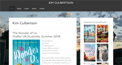 Desktop Screenshot of kimculbertson.com